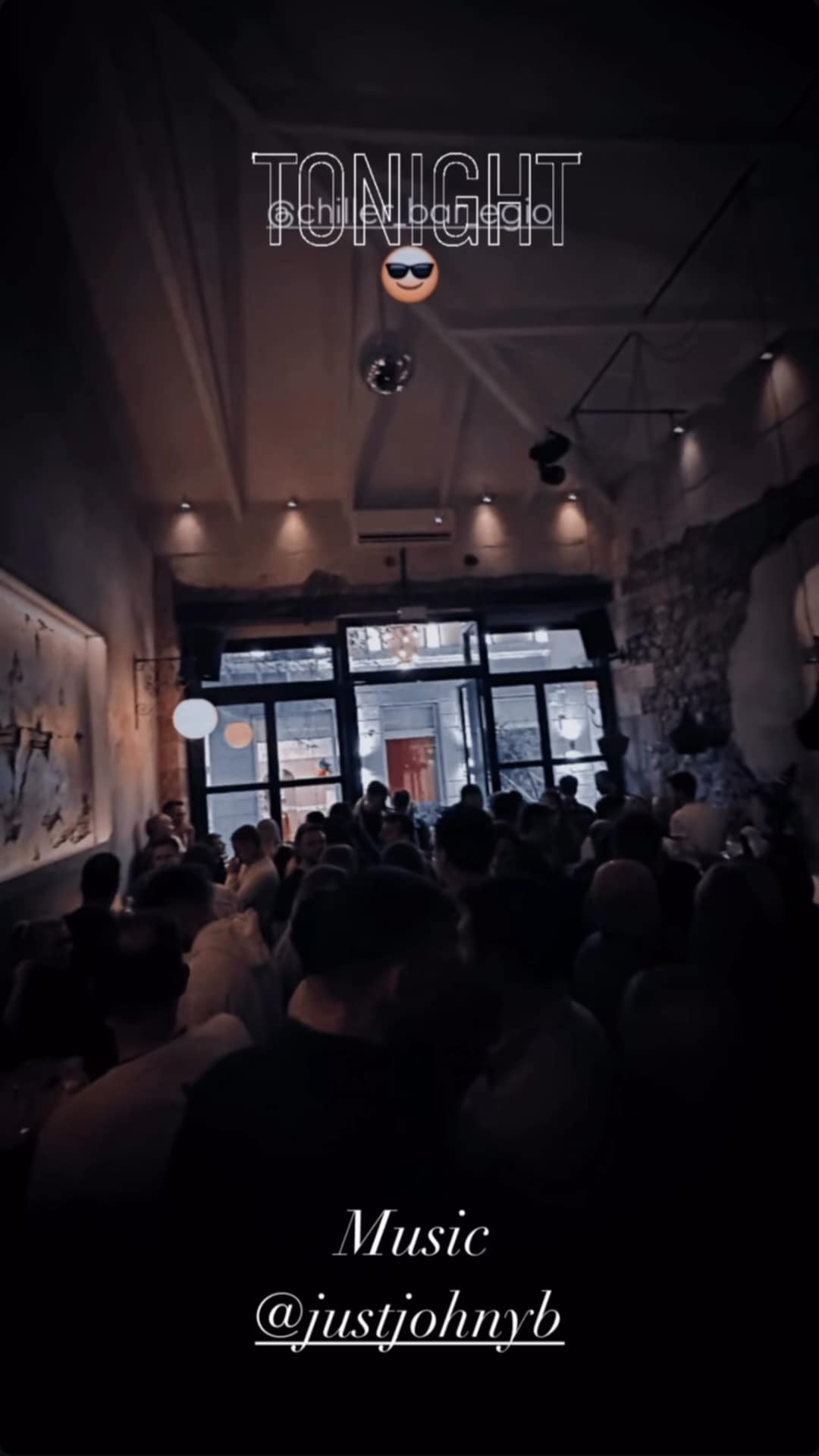 Αφίσα εκδήλωσης με τον Dj Justjohnyb στο Τσίλλερ.