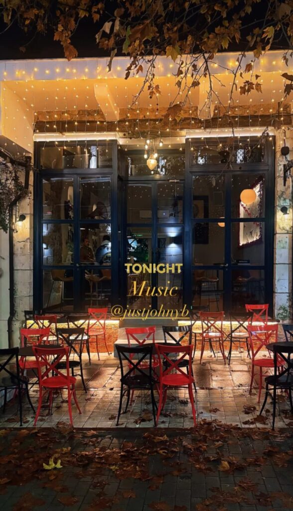 Αφίσα εκδήλωσης με τον Dj Justjohnyb στο Τσίλλερ.