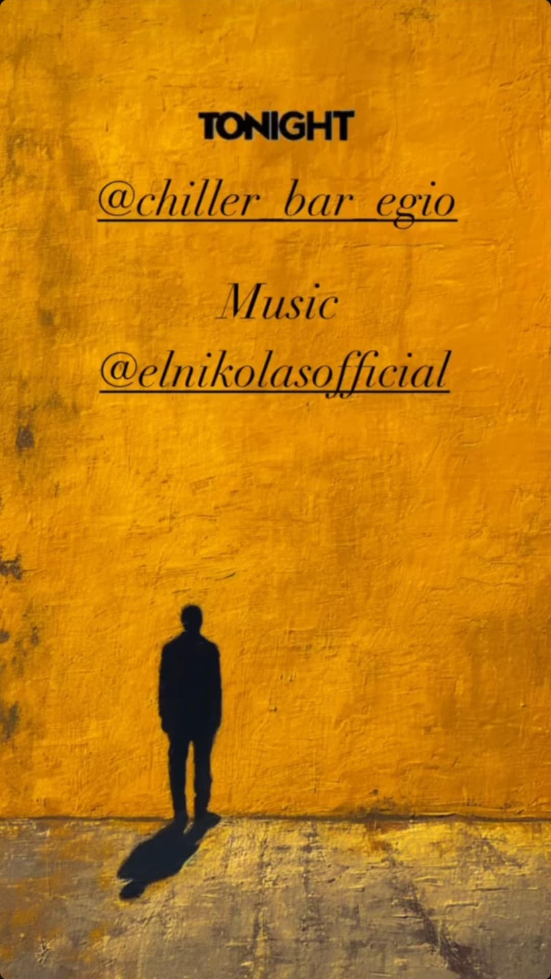 Αφίσα εκδήλωσης με τον el nikola στο Τσίλλερ στις 30 Μαΐου 2025.