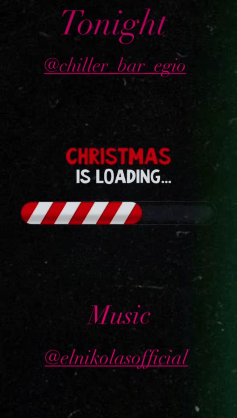 Αφίσα εκδήλωσης στο Chiller με τον Dj El Nikola το Σάββατο 20 Δεκεμβρίου 2025.