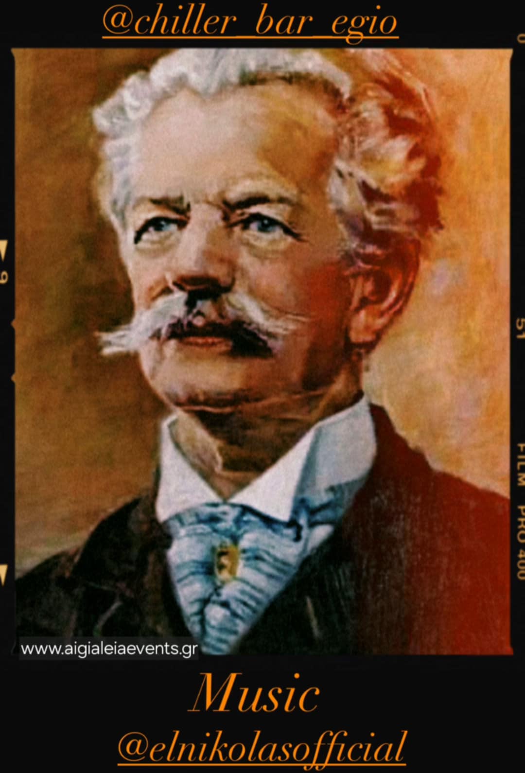 Αφίσα εκδήλωσης με τον El Nikolas στο Chiller Bar στις 23 Σεπτεμβρίου 2025.