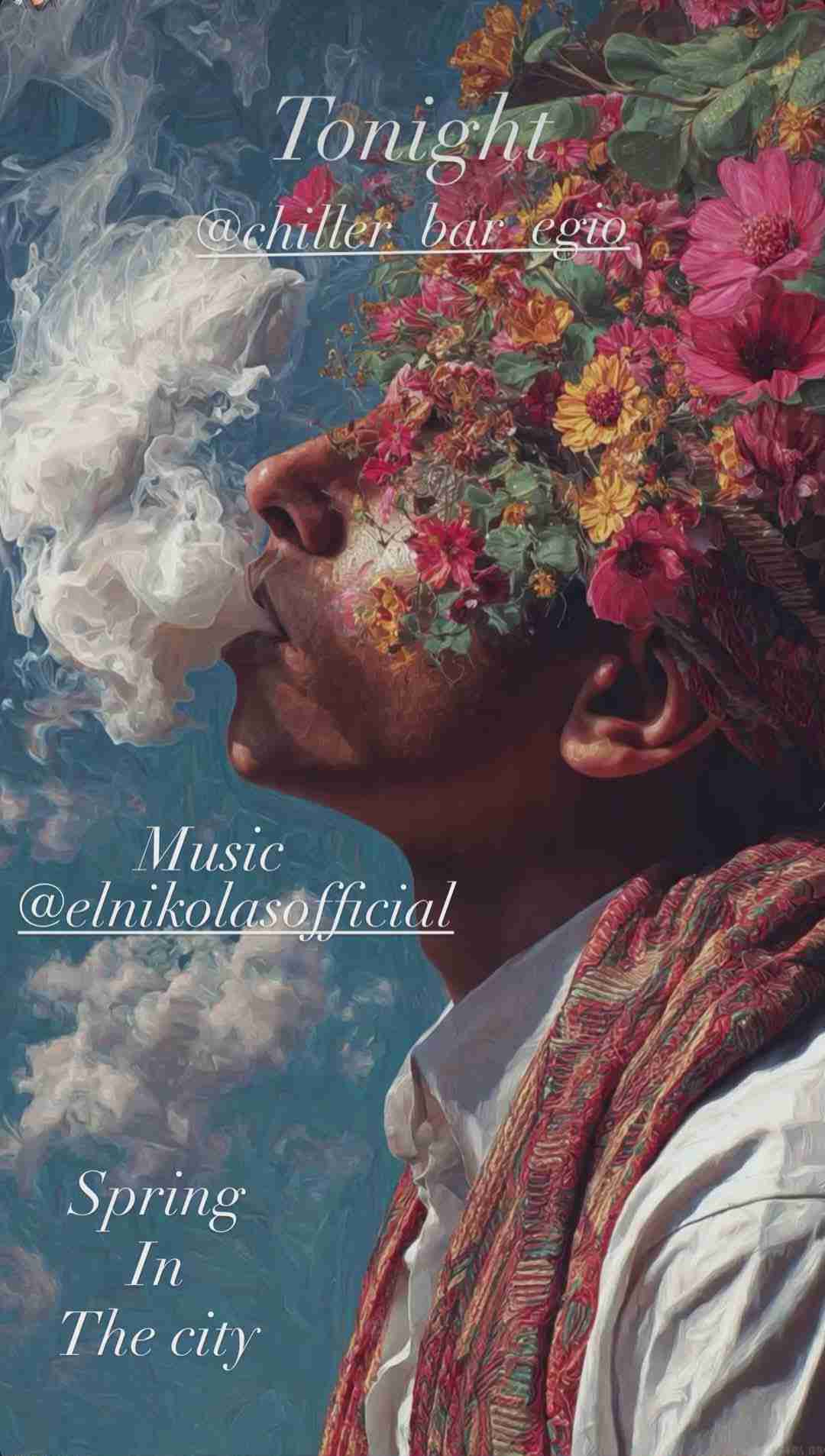 Αφίσα εκδήλωσης στο Chiller με τον Dj El Nikola.