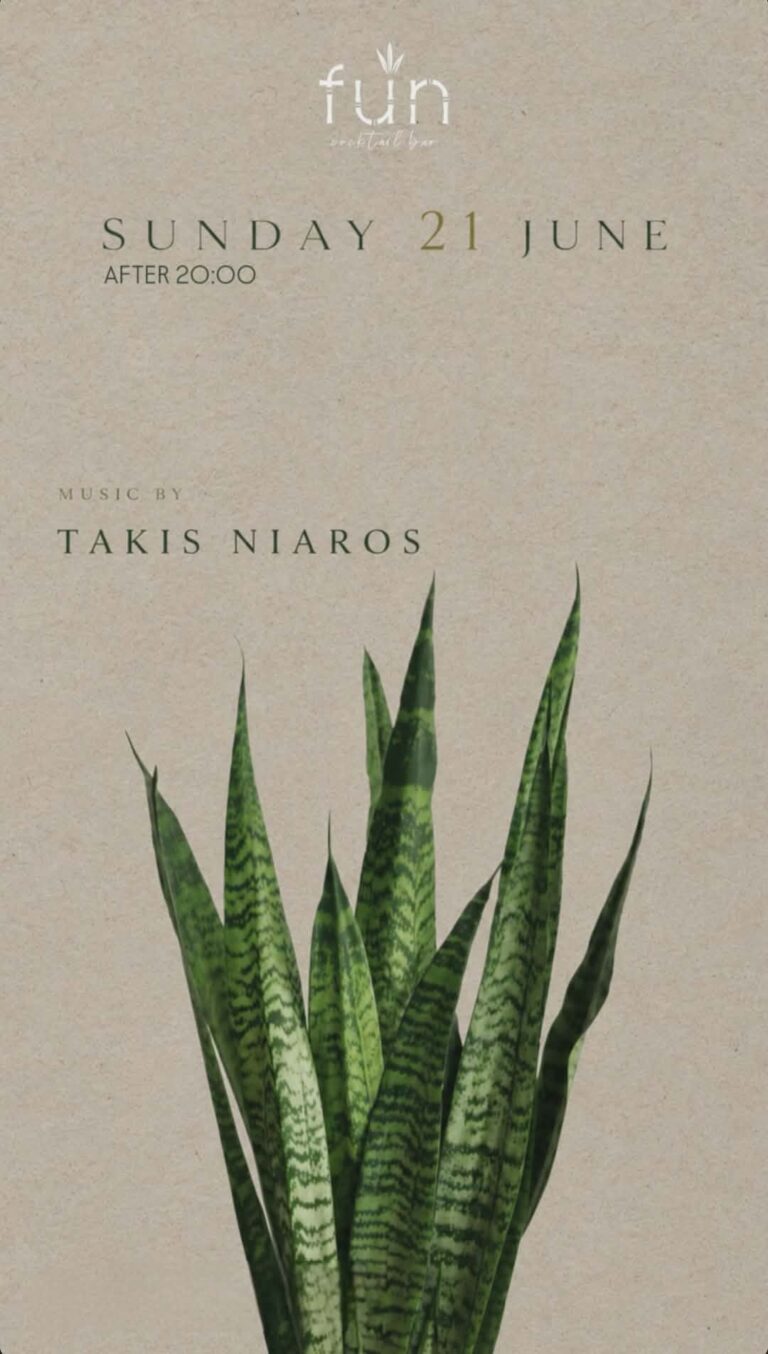 Ο Dj Takis Niaros στο Fun