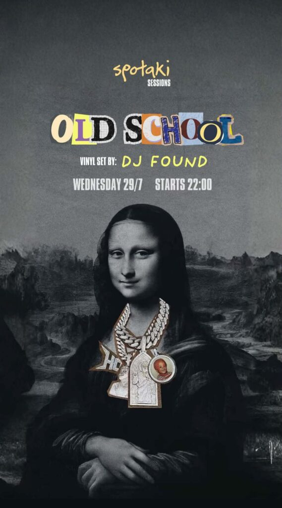 Αφίσα εκδήλωσης με τον Dj Found στο Spotaki στις 29 Ιουλίου 2026.