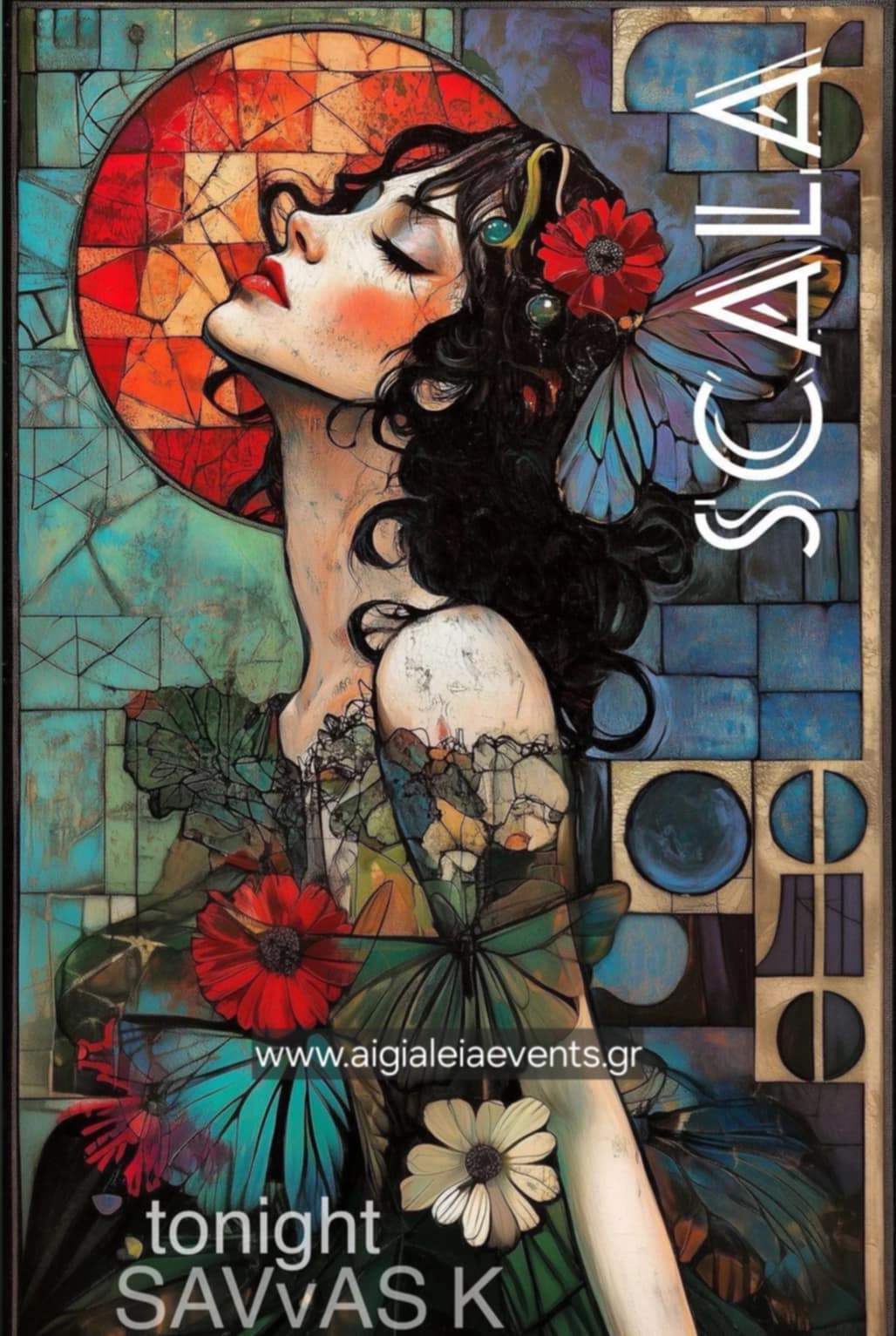 Αφίσα εκδήλωσης στο Scala στις 4 Σεπτεμβρίου 2025 με τον Dj Savva K.