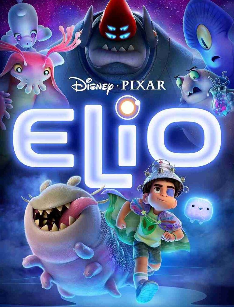 Αφίσα από παιδική ταινία με τίτλο "ELIO".