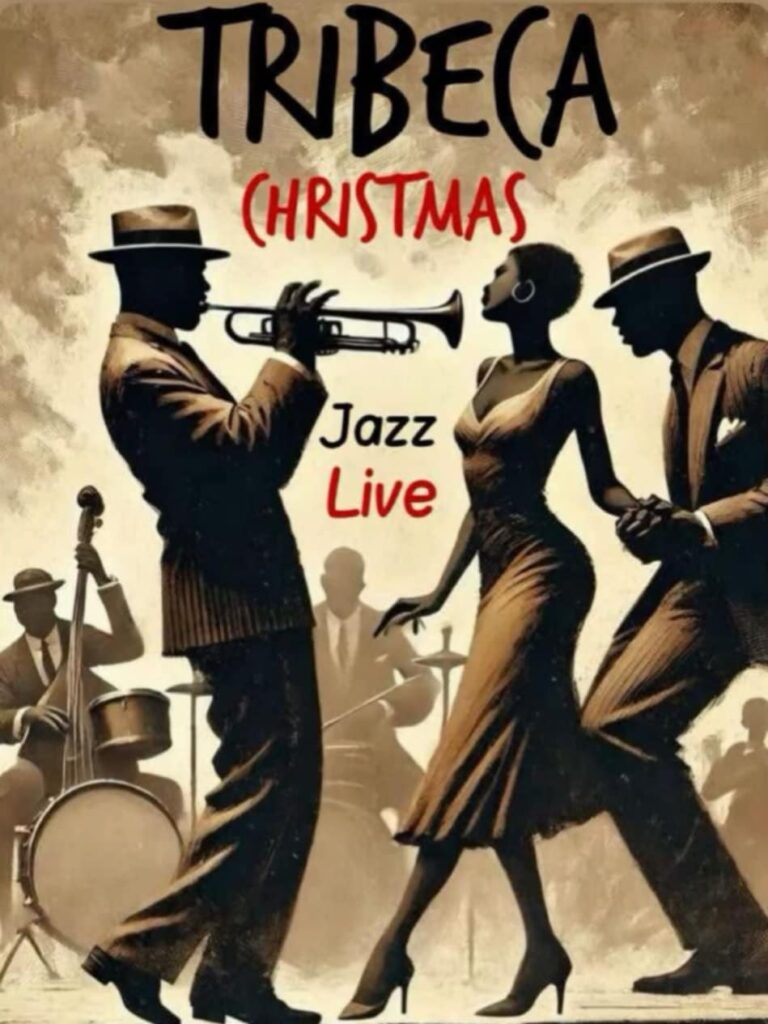 Αφίσα εκδήλωσης με Live Jazz στο Tribeca.