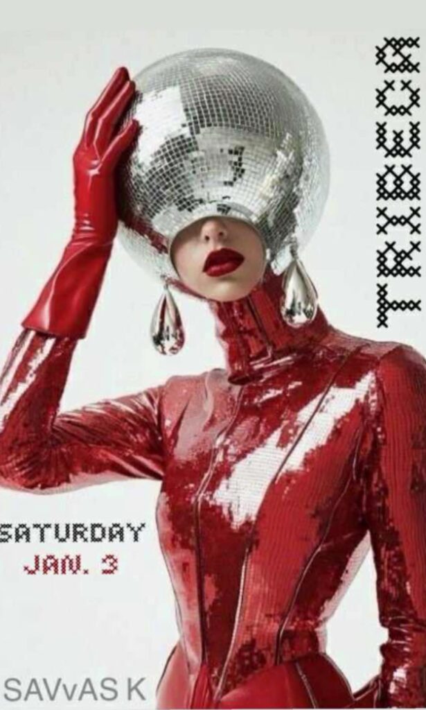 Αφίσα εκδήλωσης στο Tribeca στις 3 Ιανουαρίου 2026 με τον Dj Savva K.