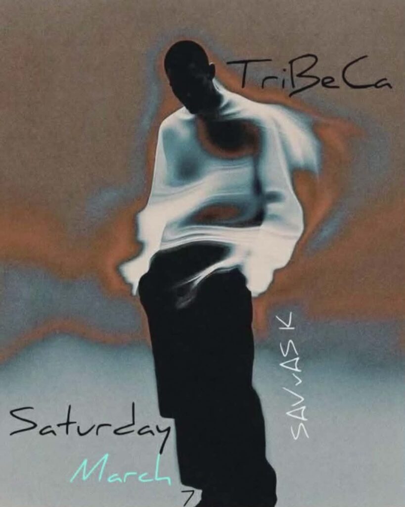 Αφίσα εκδήλωσης στο Tribeca στις 7 Μαρτίου 2026 με τον Dj Savva K.