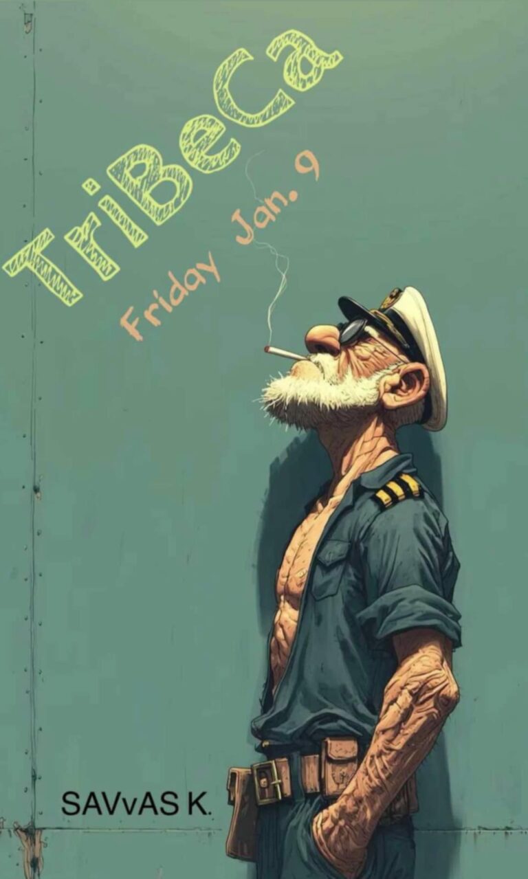 Αφίσα εκδήλωσης στο Tribeca στις 9 Ιανουαρίου 2026 με τον Dj Savva K.