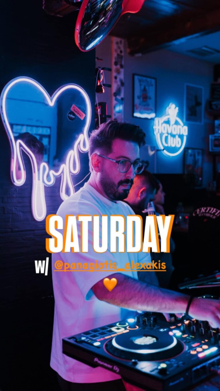 Αφίσα εκδήλωσης με τον Dj Paganioti Alexaki στο Ποτάκι to go στις 29 Νοεμβρίου 2025.