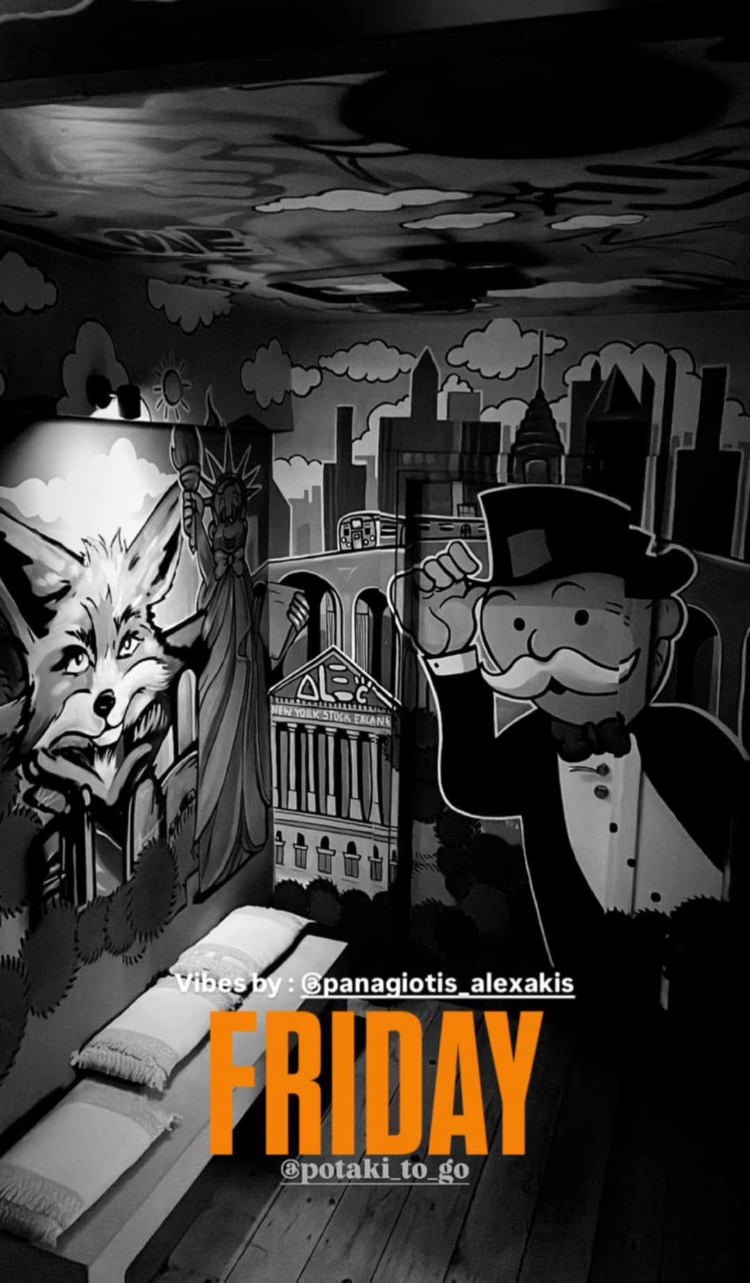 Αφίσα εκδήλωσης με τον Dj Paganioti Alexaki στο Ποτάκι to go στις 23 Ιανουαρίου 2026.