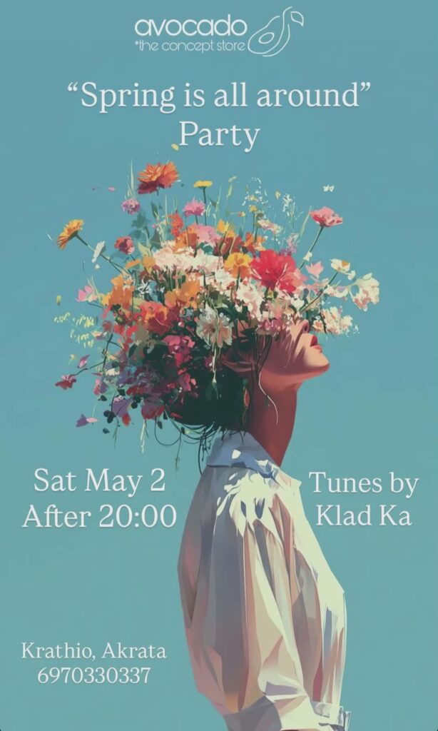 Αφίσα εκδήλωσης στο Avocado στις 2 Μαΐου 2026 και ώρα 20:00 με τον Dj Klad Ka.