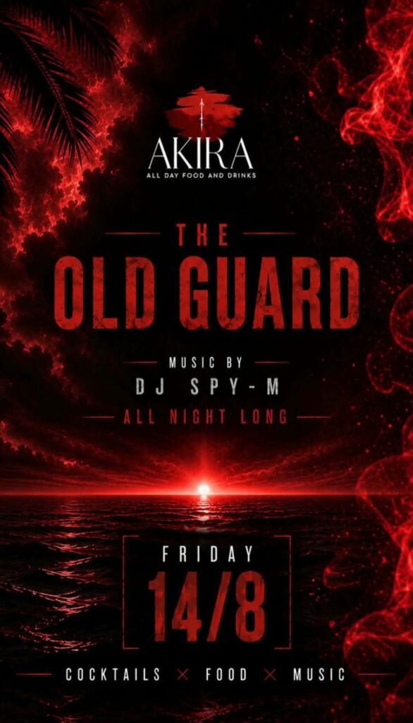 Αφίσα εκδήλωσης στο Akira με τον Dj Spy - M στις 14 Αυγούστου 2026.